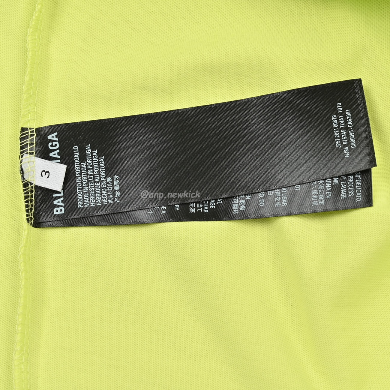 Balenciaga 23ss Tape Printed Overlapping T Shirt (6) - newkick.app